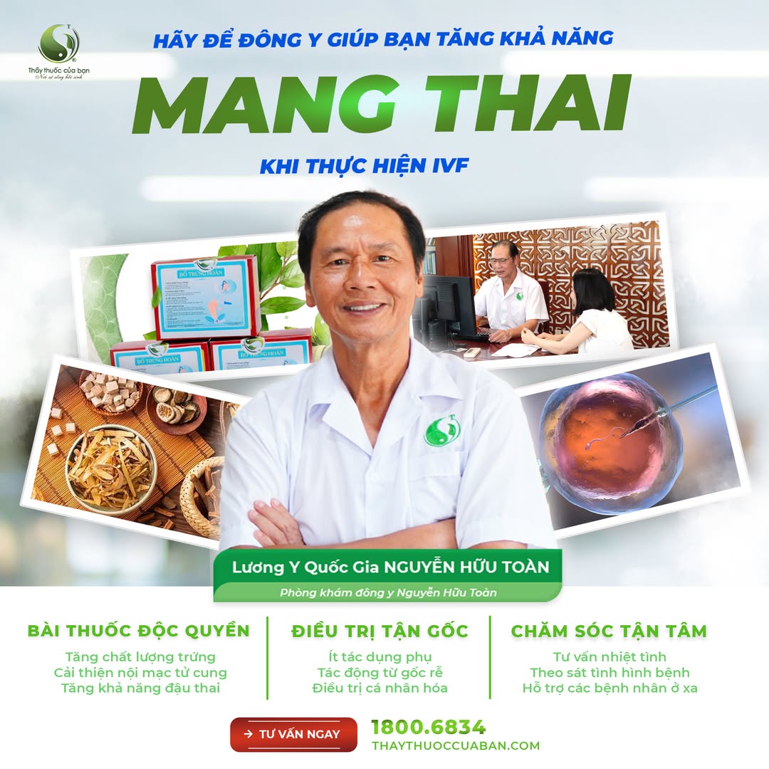 Hãy để Đông Y giúp bạn tăng khả năng mang thai khi thực hiện IVF🌿